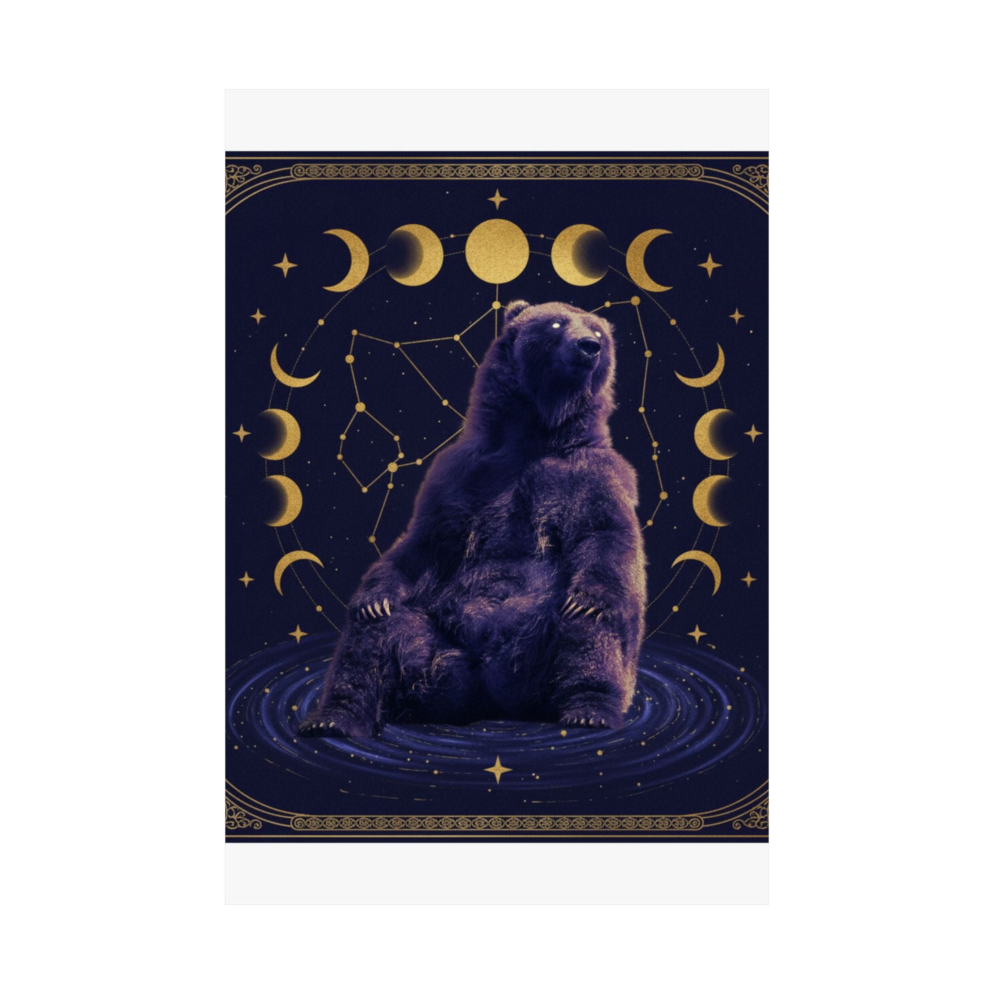 Celestial — Bear — Matte Poster