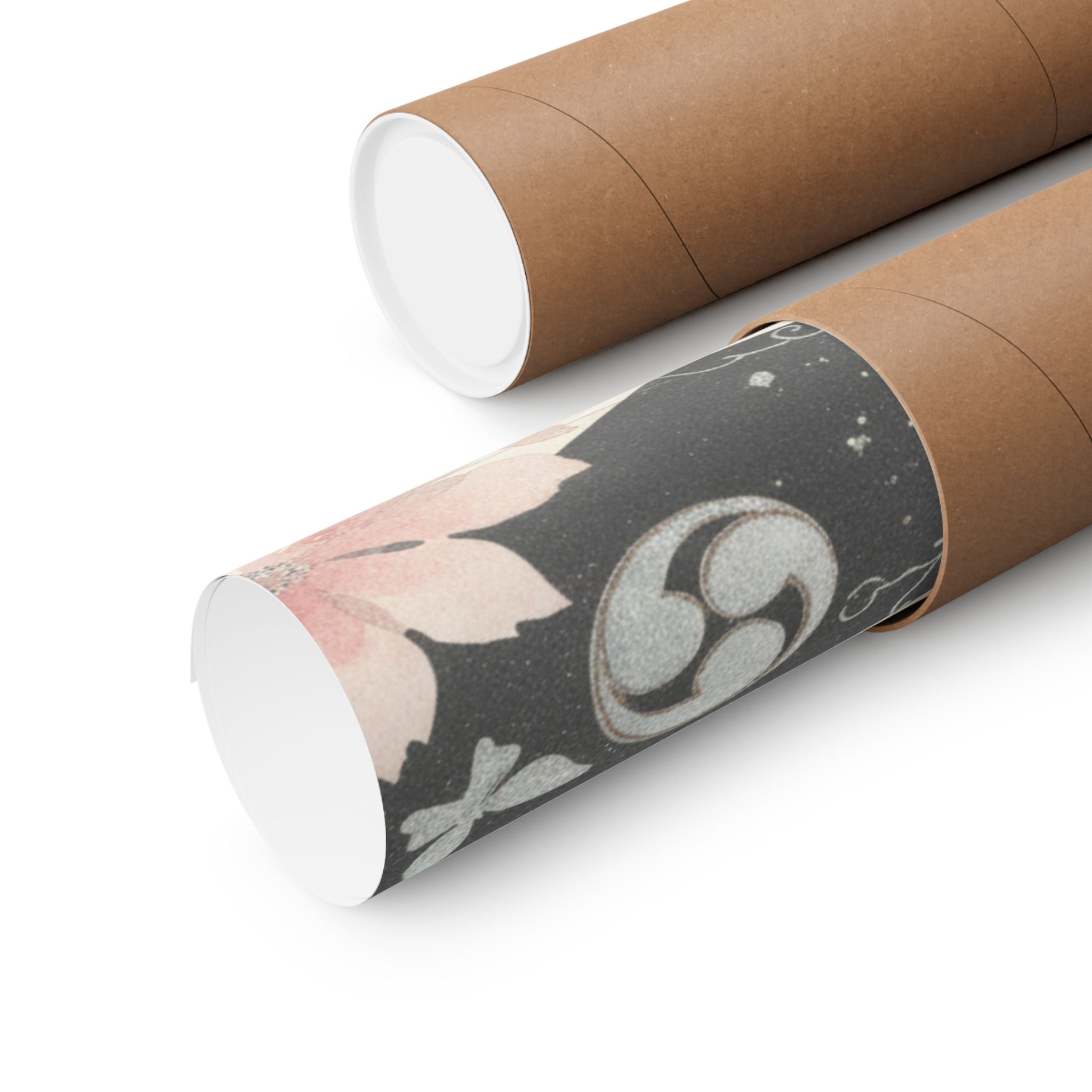 Watercolor — Fan-Box With Fans — Matte Poster