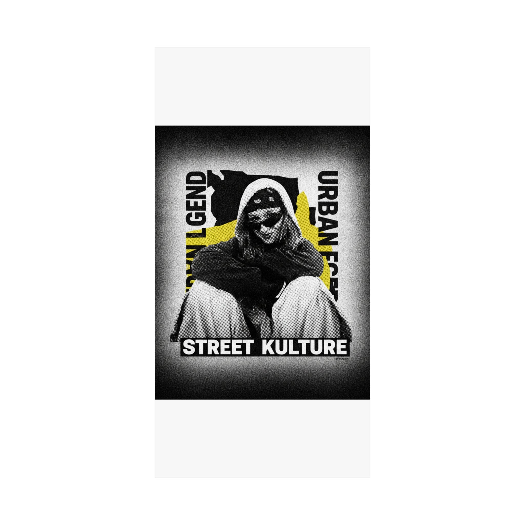 Streetwear Collage — Person — Matte Poster