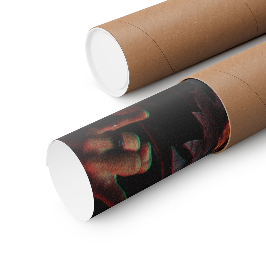 Glitch Culture — Person — Matte Poster