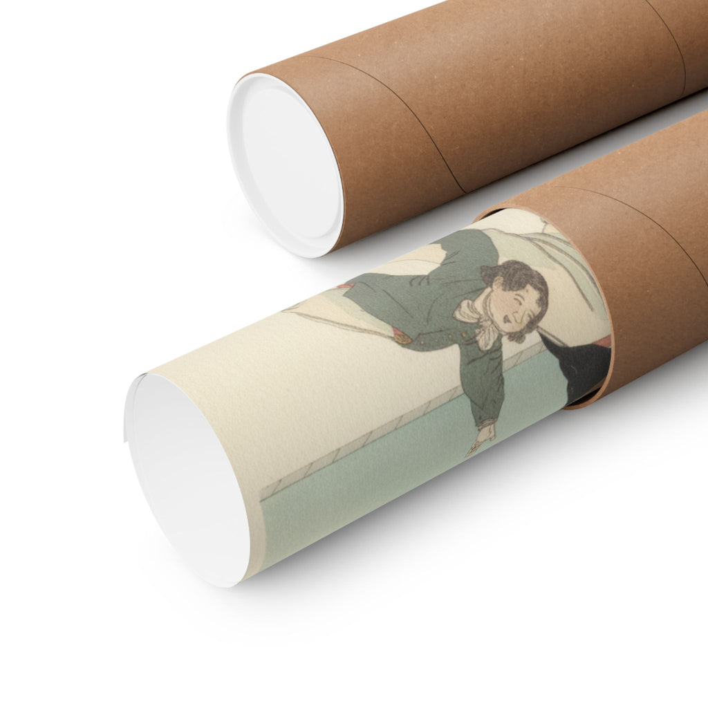 Botanical — Russians Enjoying A Holiday In Yokohama (Yokohama Kyūjitsu Roshiajin Yūkō) — Matte Poster