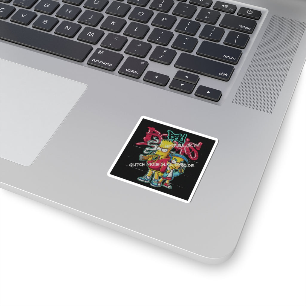 Glitch Culture — Person — Kiss-Cut Sticker