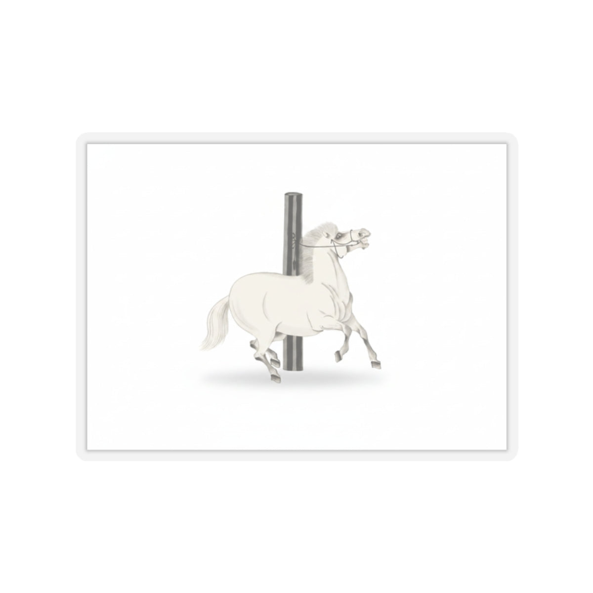 Ecommerce Main — Horse — Kiss-Cut Sticker