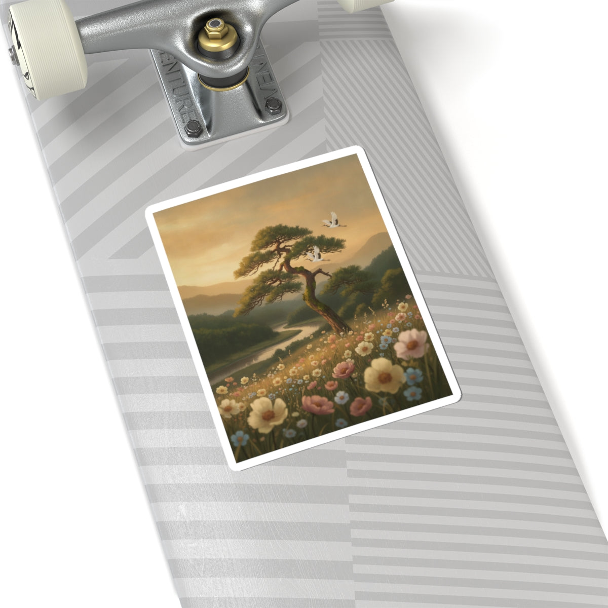 Scenic Nature — Picture Book Of Amusements Of The Eastern Capital (Ehon Azuma Asobi) — Kiss-Cut Sticker