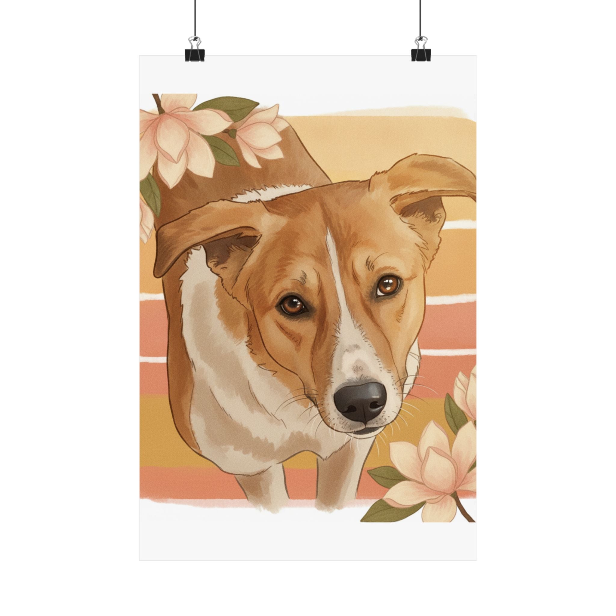 Southern Sunset — Dog — Matte Poster