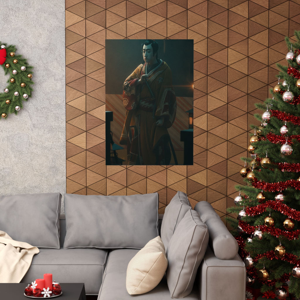 Cinematic — The Actor Bando Mitsugorō I As One Of The Conen Otoko Or Five Kyokaku — Matte Poster