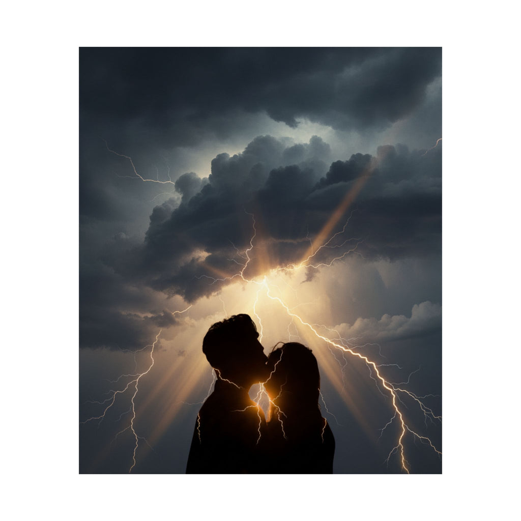 Dramatic Storm — Person — Matte Poster