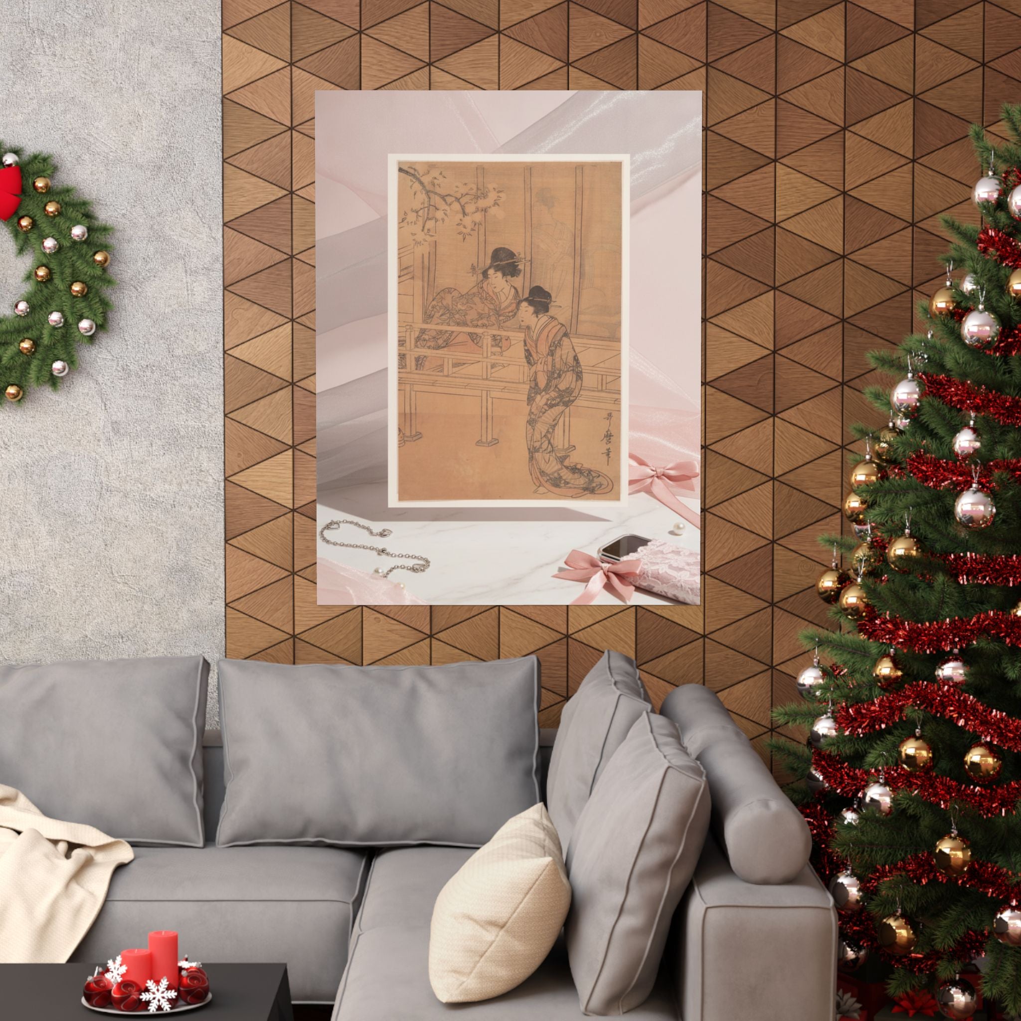 Product Marketing — The Lady Of Rokujo Being Visited By The Princess Aoi — Matte Poster