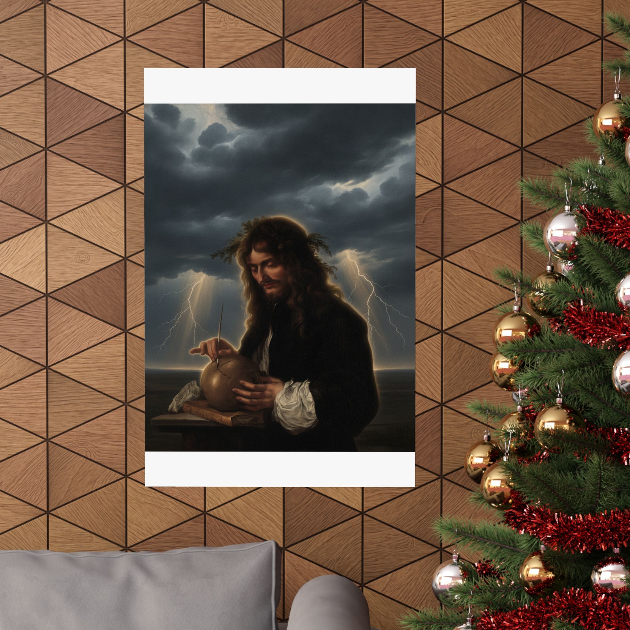 Dramatic Storm — Person — Matte Poster