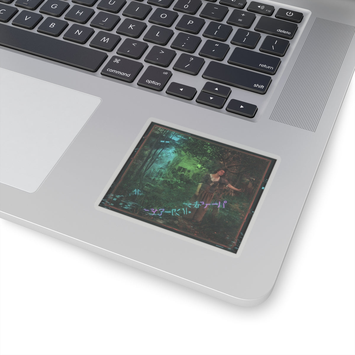 Glitch Culture — Person — Kiss-Cut Sticker