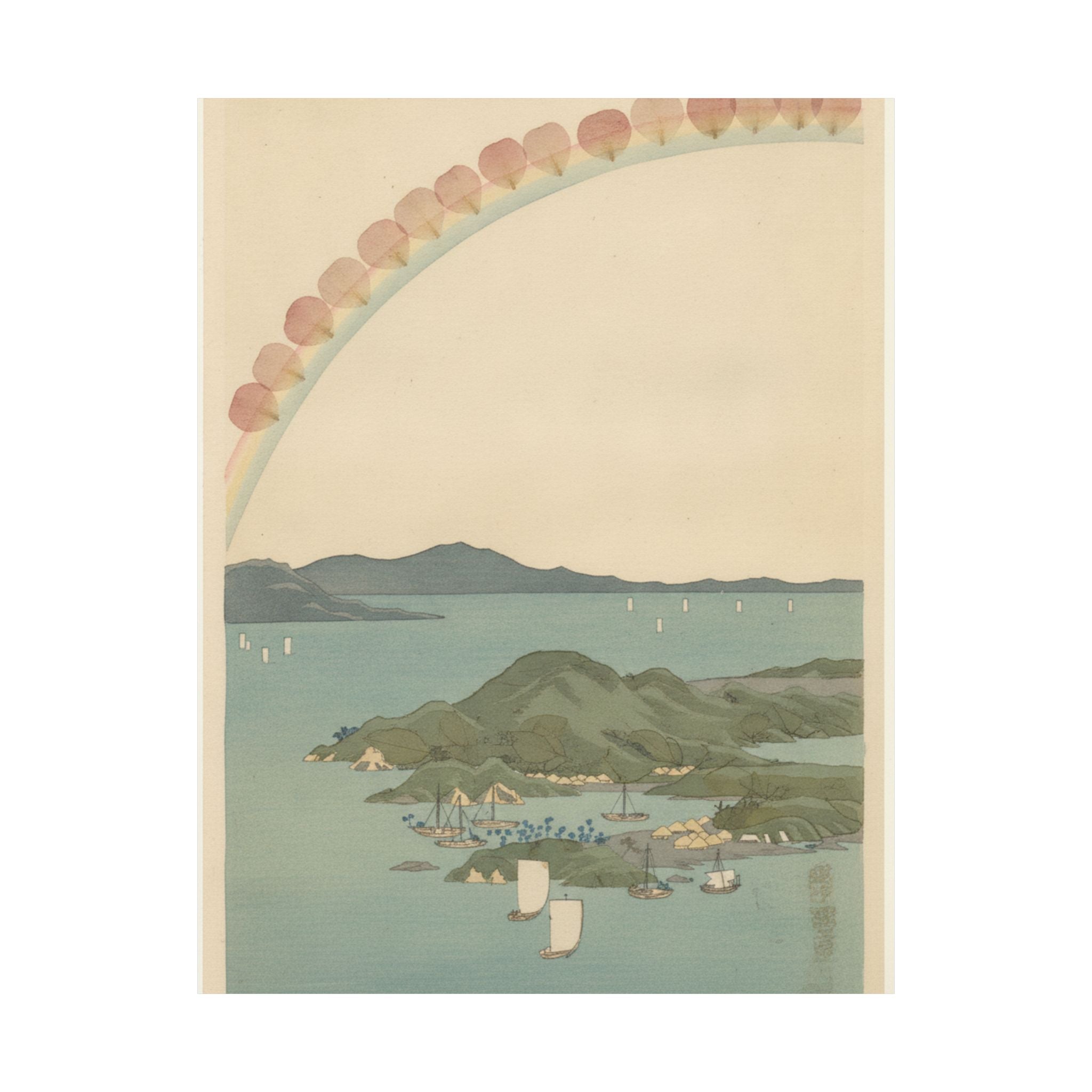 Botanical — Tsushima Kaigan Yubare — Matte Poster