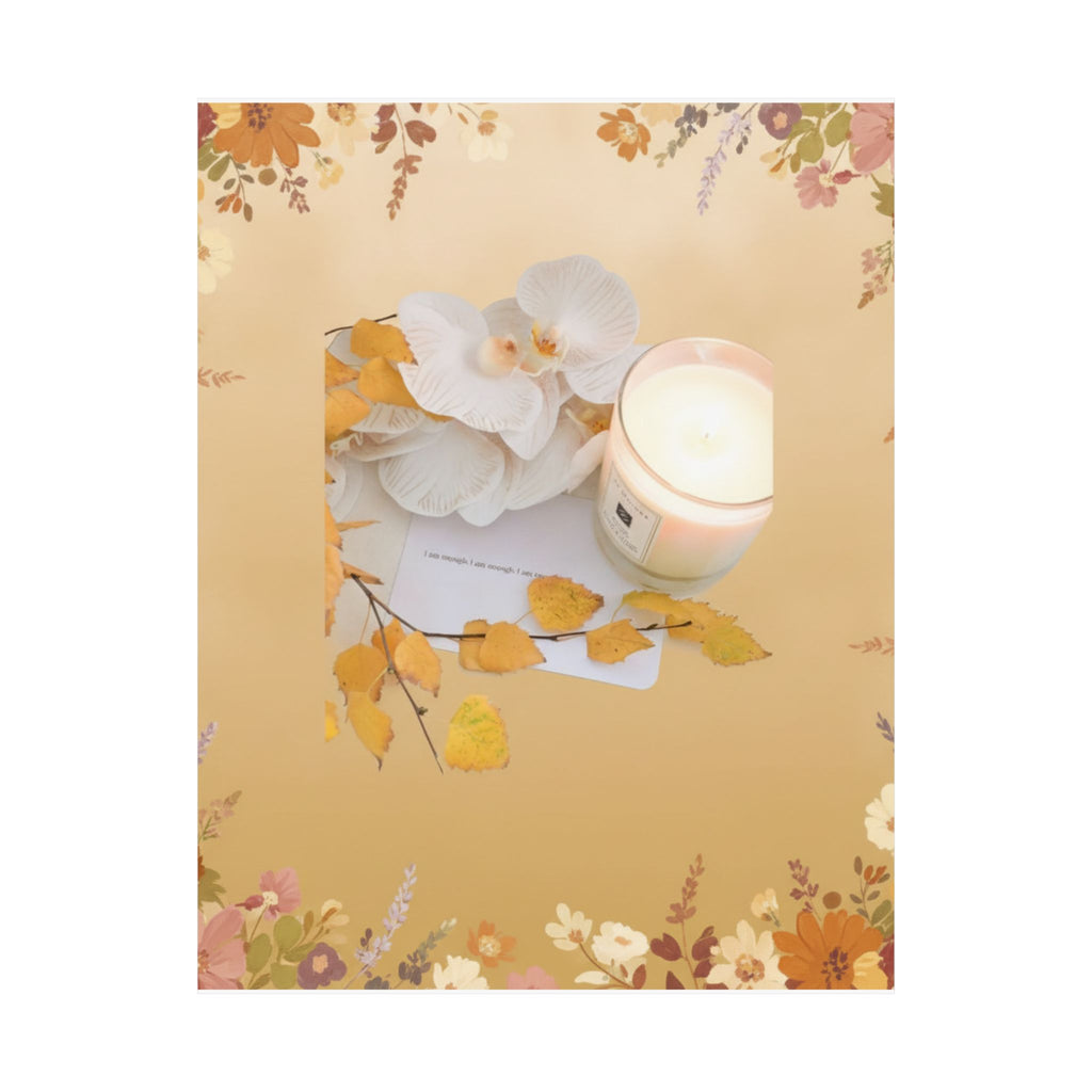 Affirmation — Candle — Matte Poster