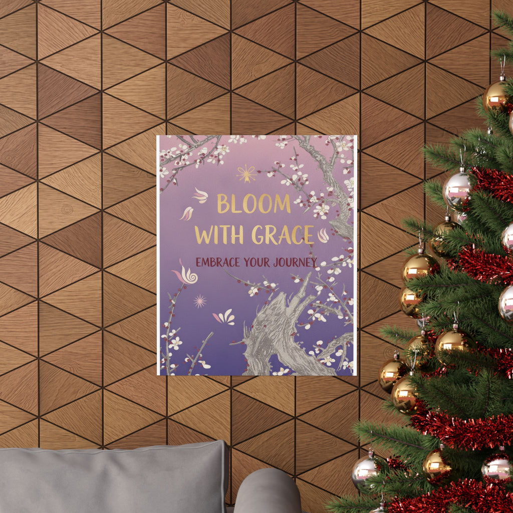 Affirmation — Plum Tree In Blossom — Matte Poster