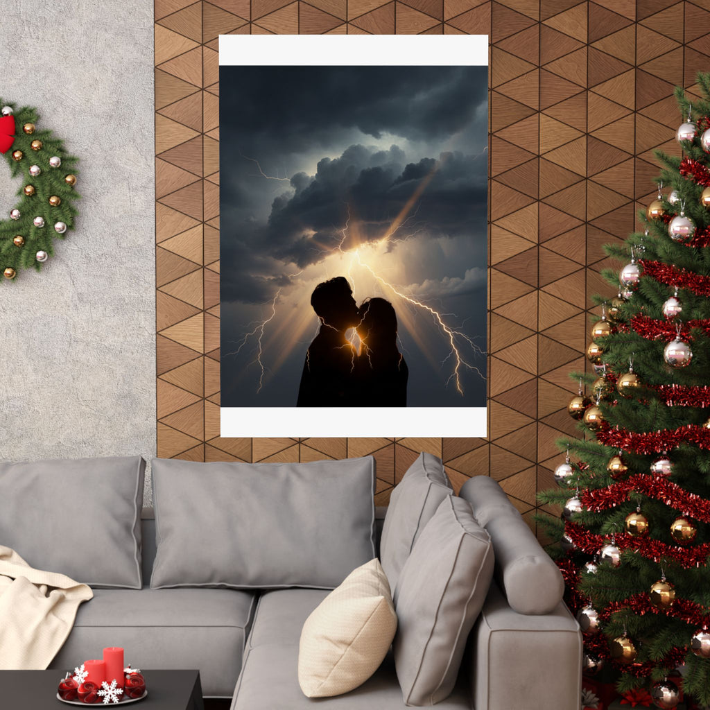 Dramatic Storm — Person — Matte Poster