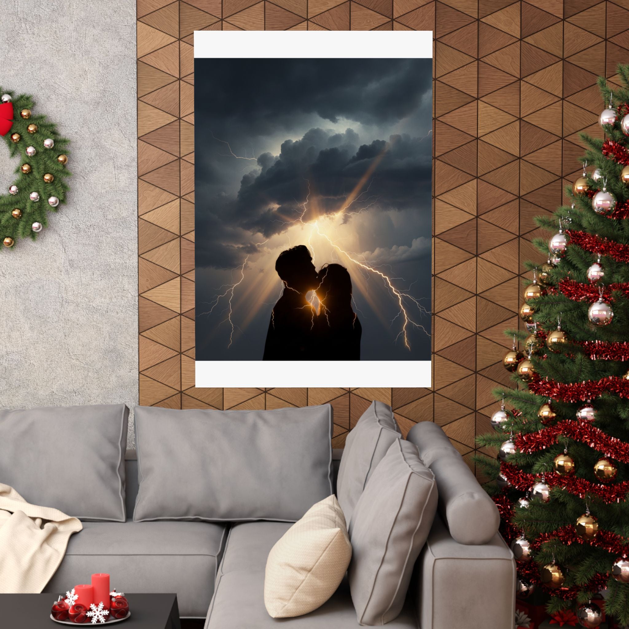 Dramatic Storm — Person — Matte Poster