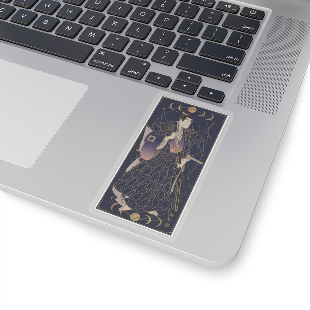Celestial — Ichikawa Danjuro Vi As Funa Bansaku,Son Of Fuwa Banzayemon — Kiss-Cut Sticker