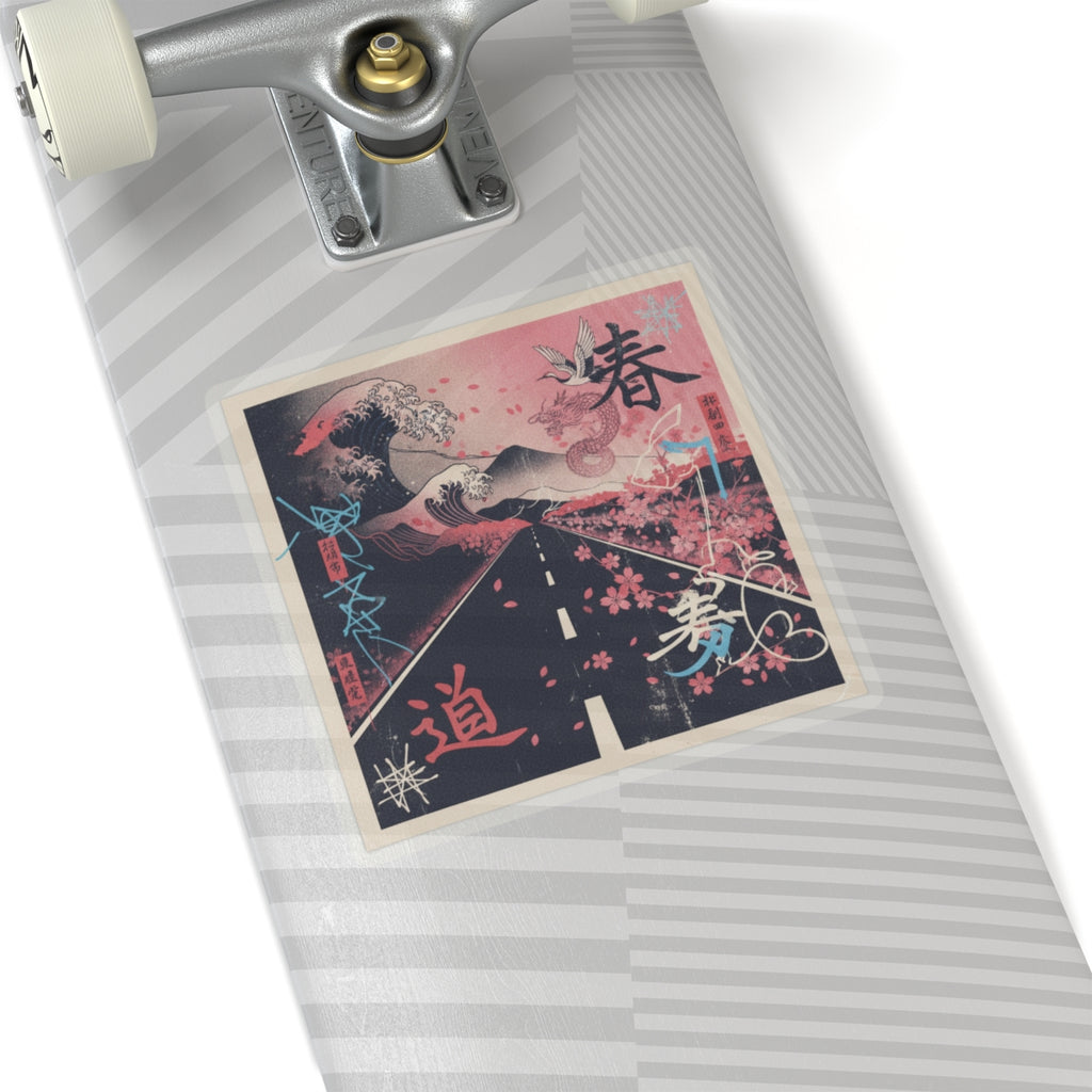 Japanese Street kiss-cut sticker — product view 21
