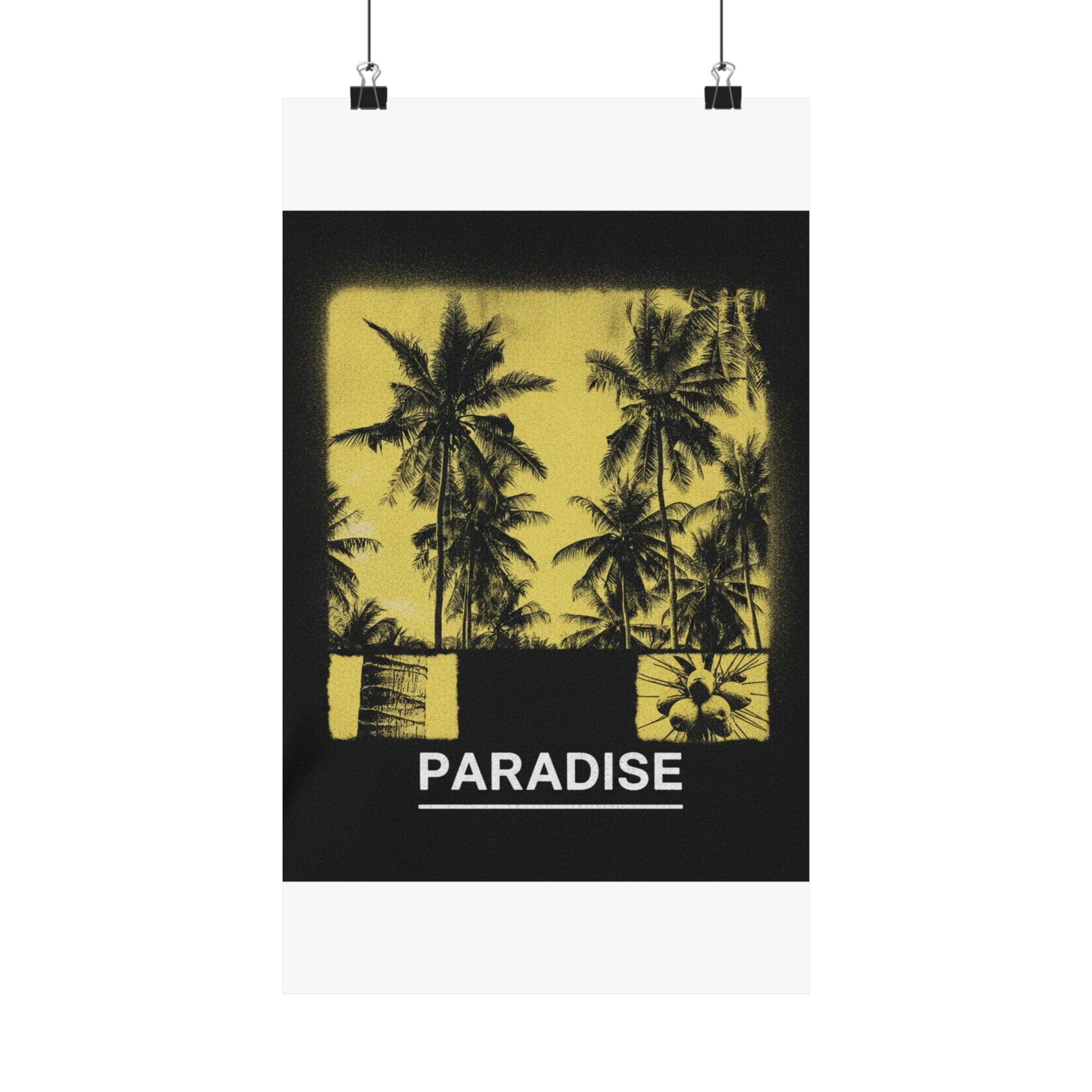 Streetwear Collage — Palms — Matte Poster