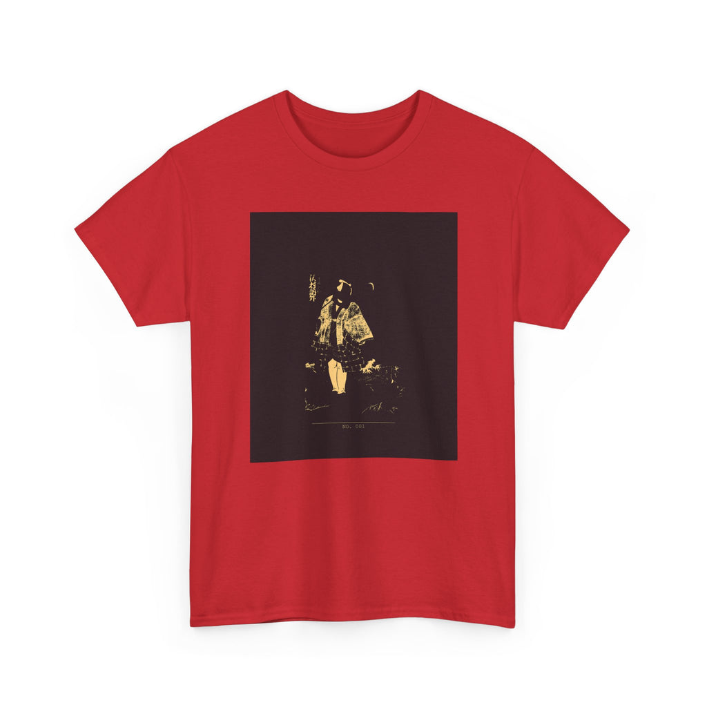 NO. 001 Gold Kabuki Samurai Ukiyo-e Graphic Tee