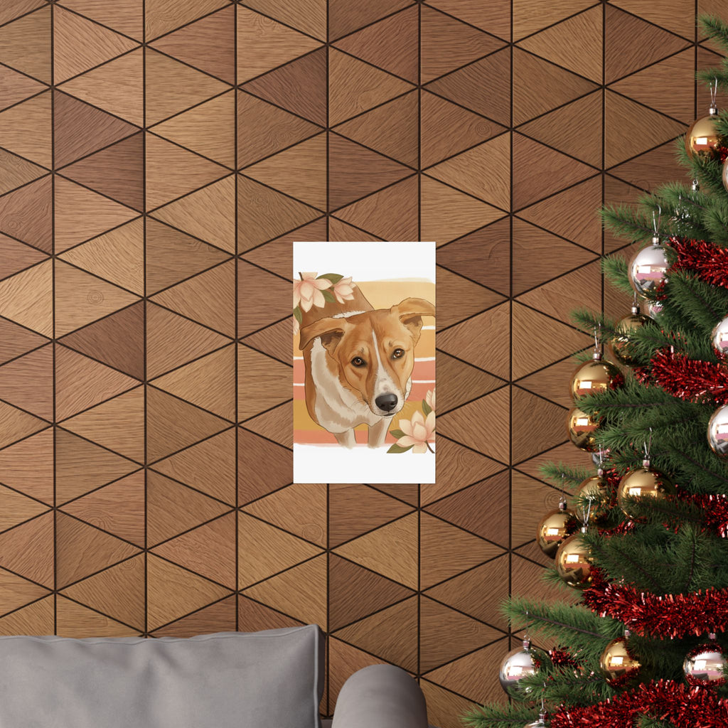 Southern Sunset — Dog — Matte Poster