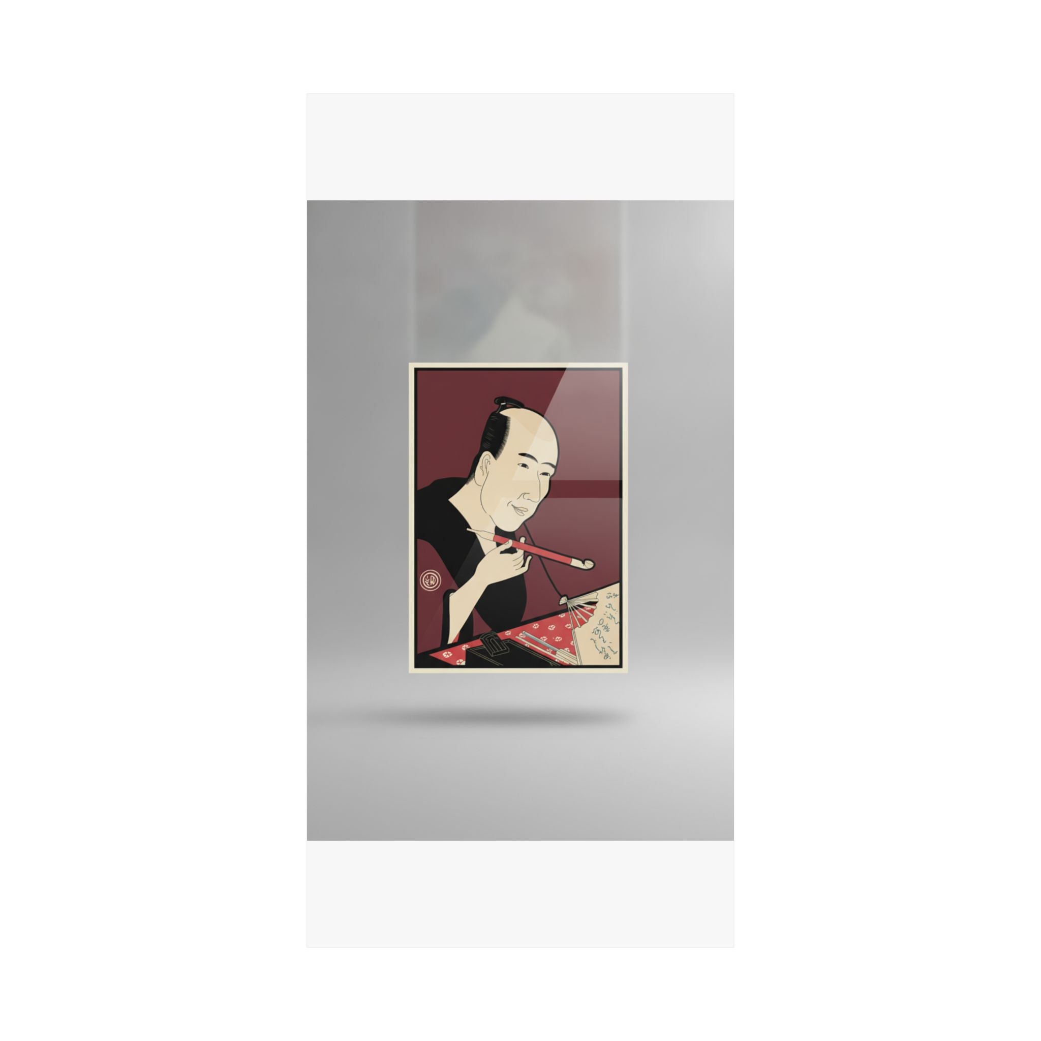 Product Marketing — The Writer Santō Kyōden (A.K.A. Kitao Masanobu) — Matte Poster
