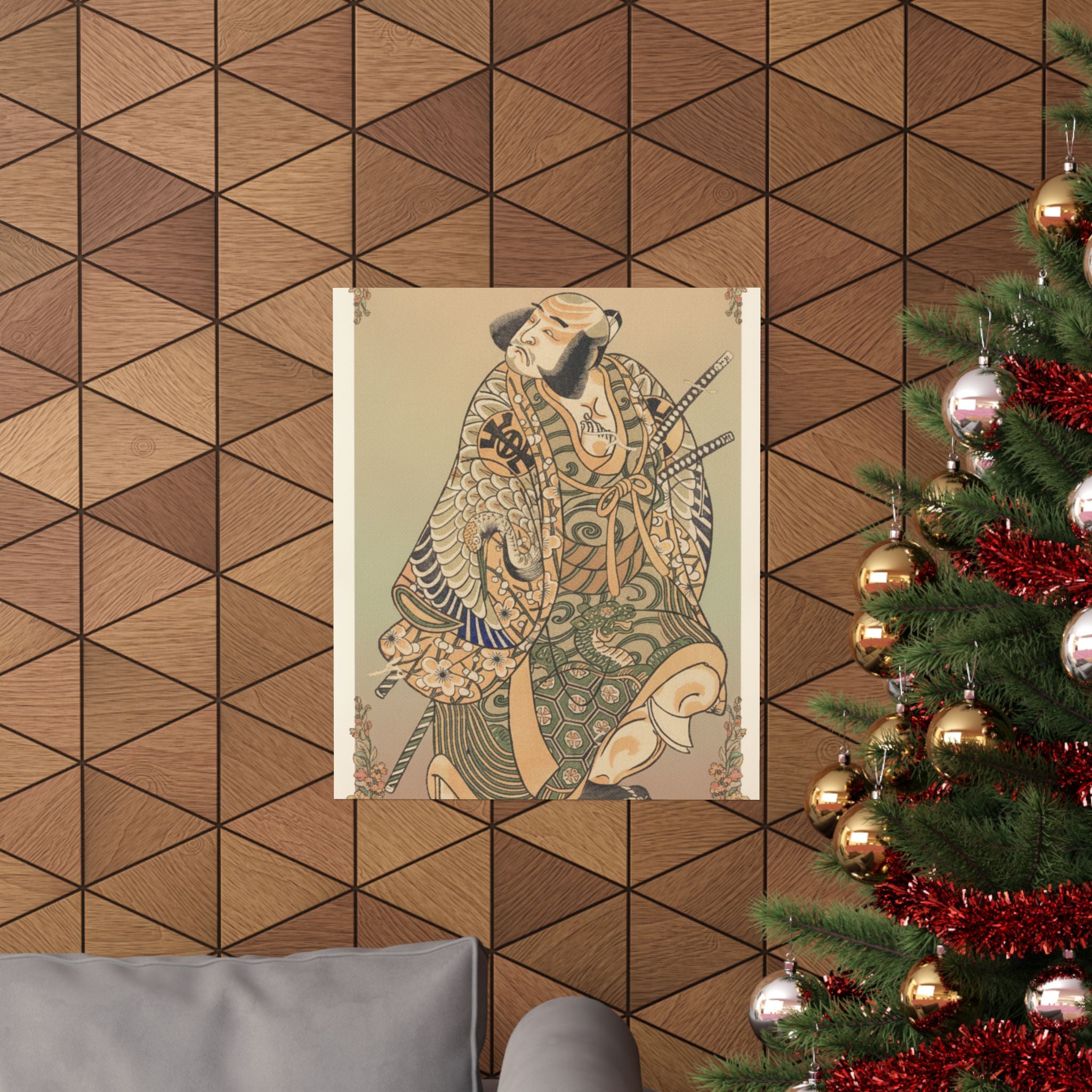 Affirmation — The Actor Nakamura Nakazo As A Warrior — Matte Poster