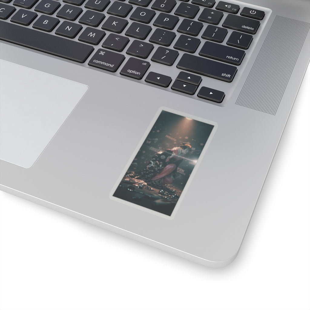 Cinematic — Actor Nakamura Kumetaro Ii As Minato, The Wife Of Yura Hyogonosuke — Kiss-Cut Sticker