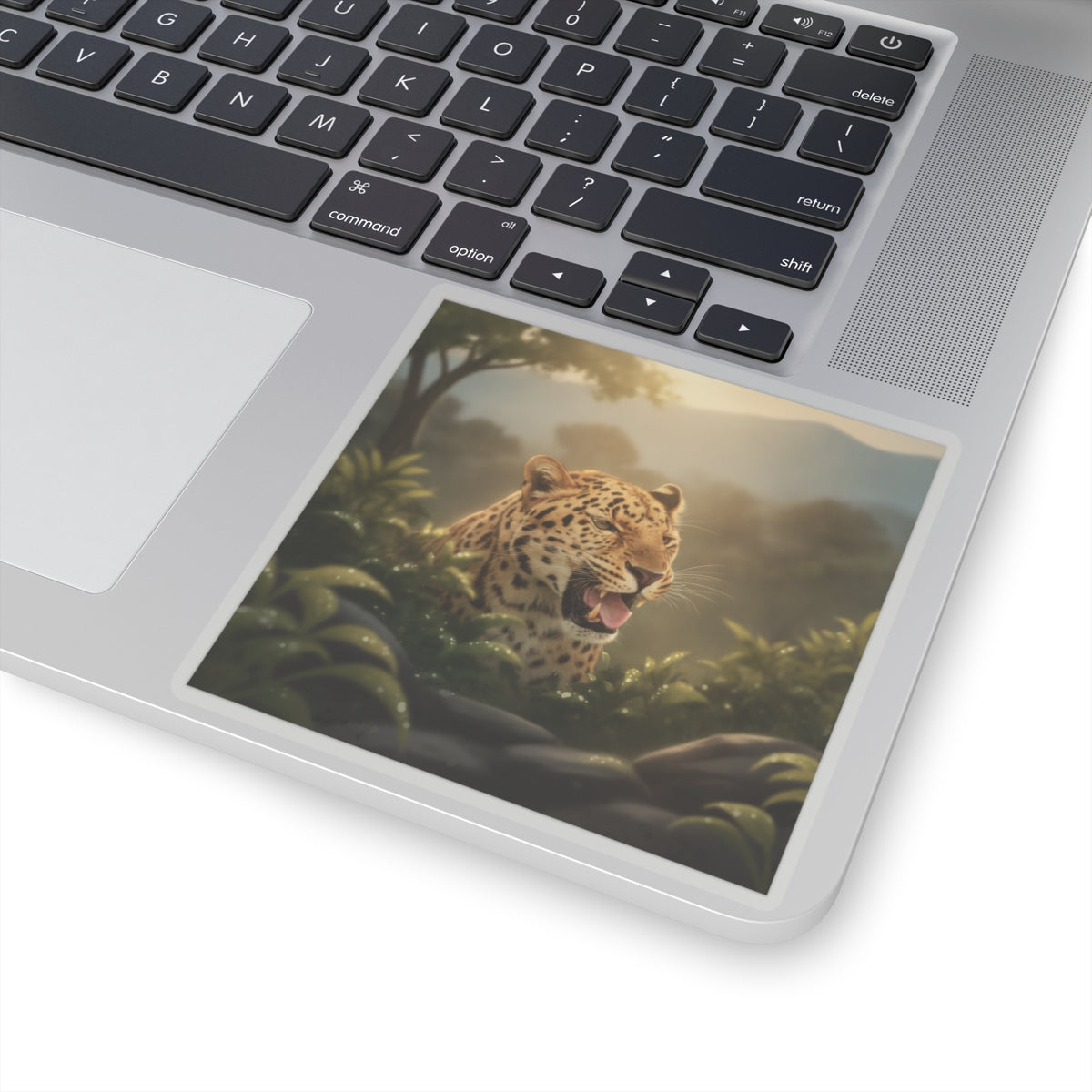 Scenic Nature — Leopard — Kiss-Cut Sticker