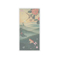 Scenic Nature — Camellia And Bullfinch — Kiss-Cut Sticker