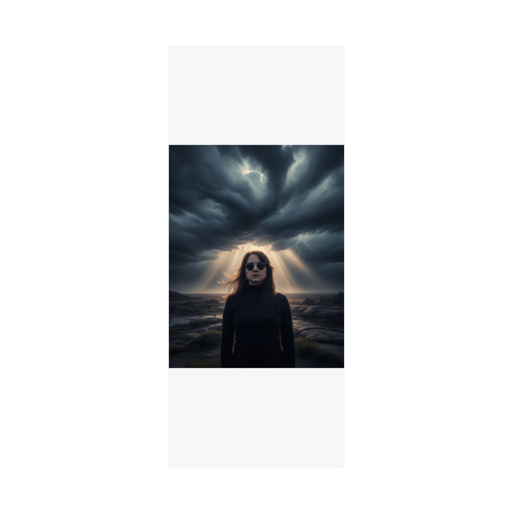 Dramatic Storm — Person — Matte Poster