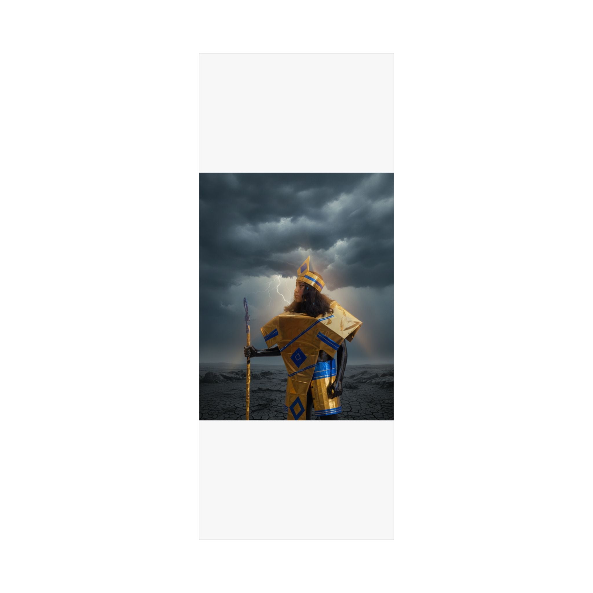 Dramatic Storm — Person — Matte Poster