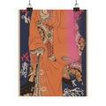 Japanese Street — Geisha, Probably A Singing Girl — Matte Poster