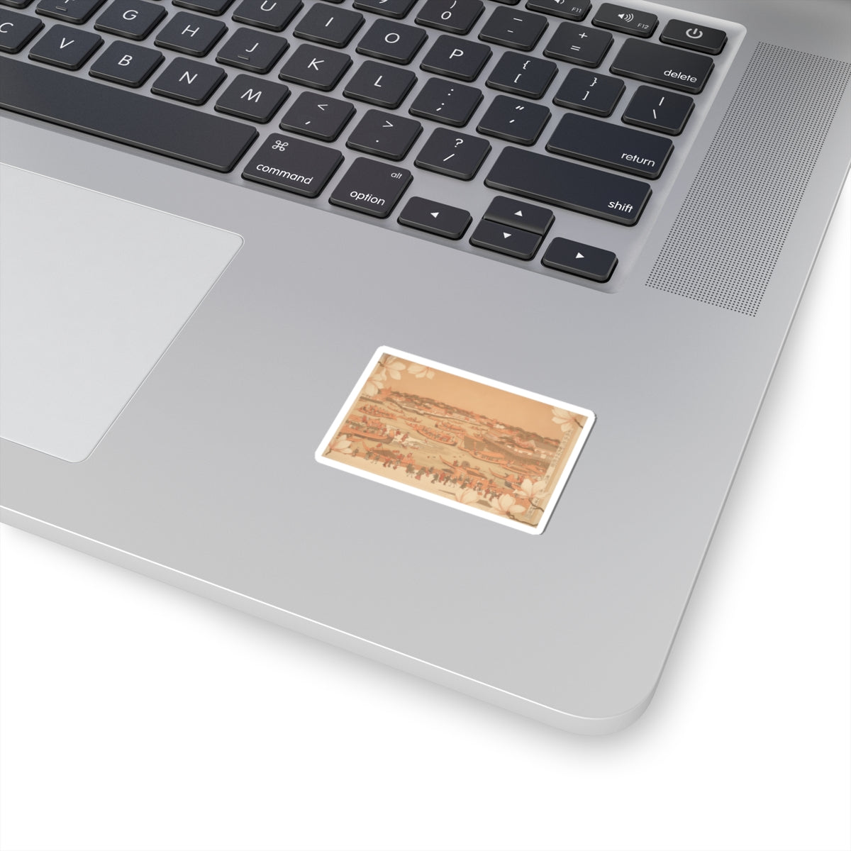Southern Sunset — New Great Bridge At Naka Zu In Edo — Kiss-Cut Sticker
