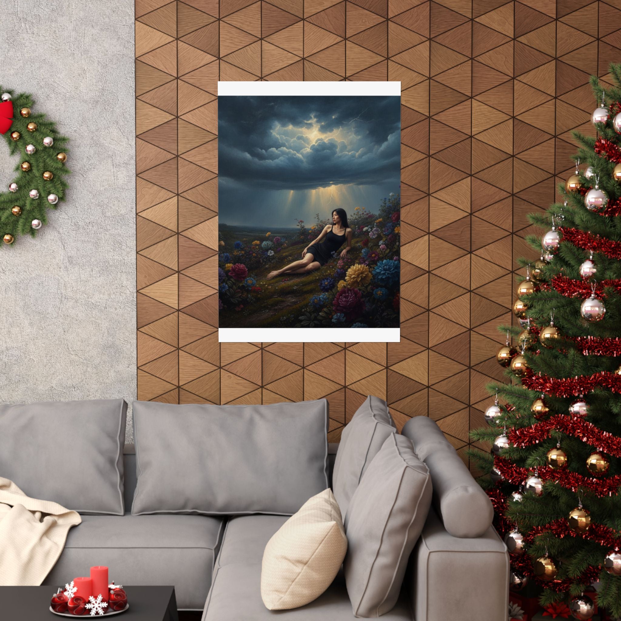 Dramatic Storm — Person — Matte Poster