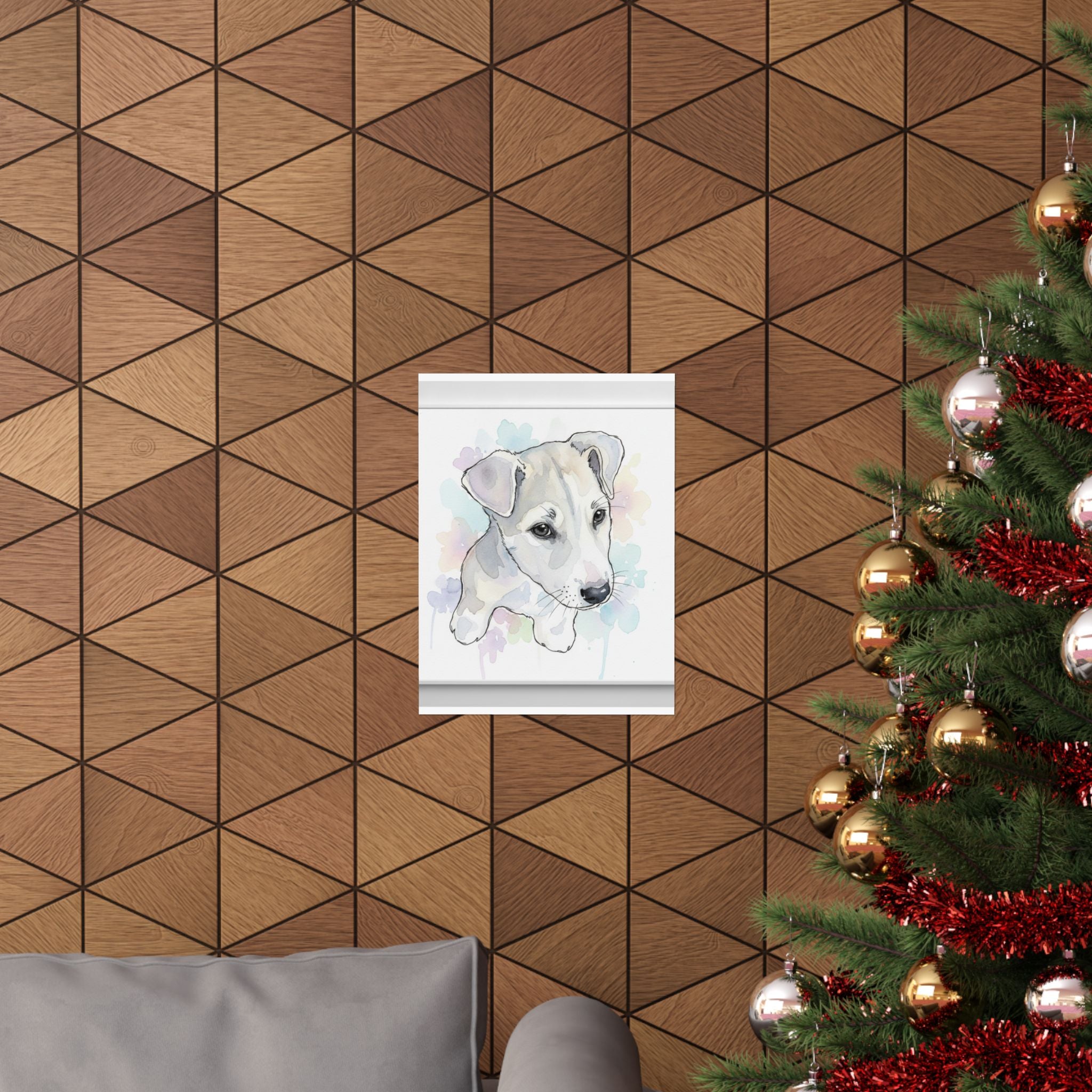 Watercolor — Dog — Matte Poster