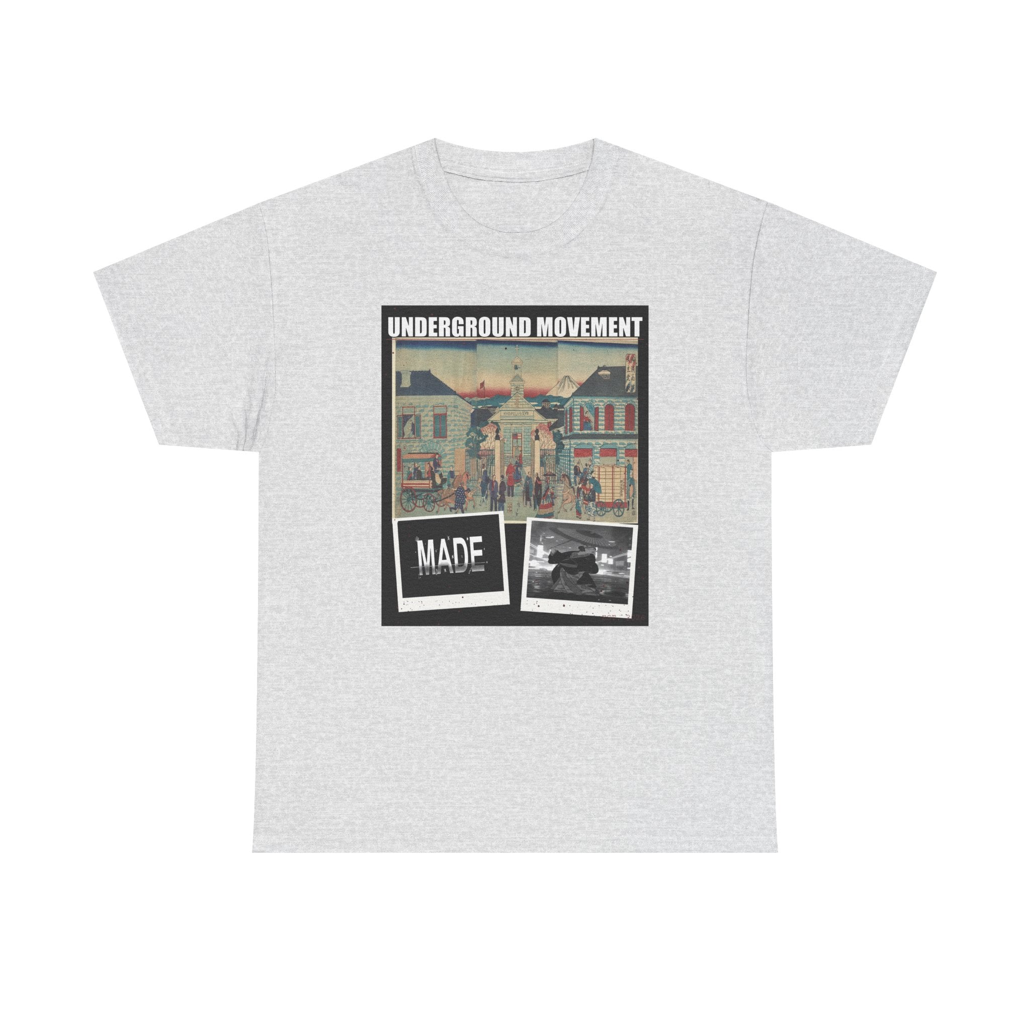 UNDERGROUND MOVEMENT graphic tee by Zukkay