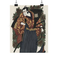 Watercolor — The First Nakamura Nakazo As A Man Of High Rank Attired In Naga-Bakama — Matte Poster