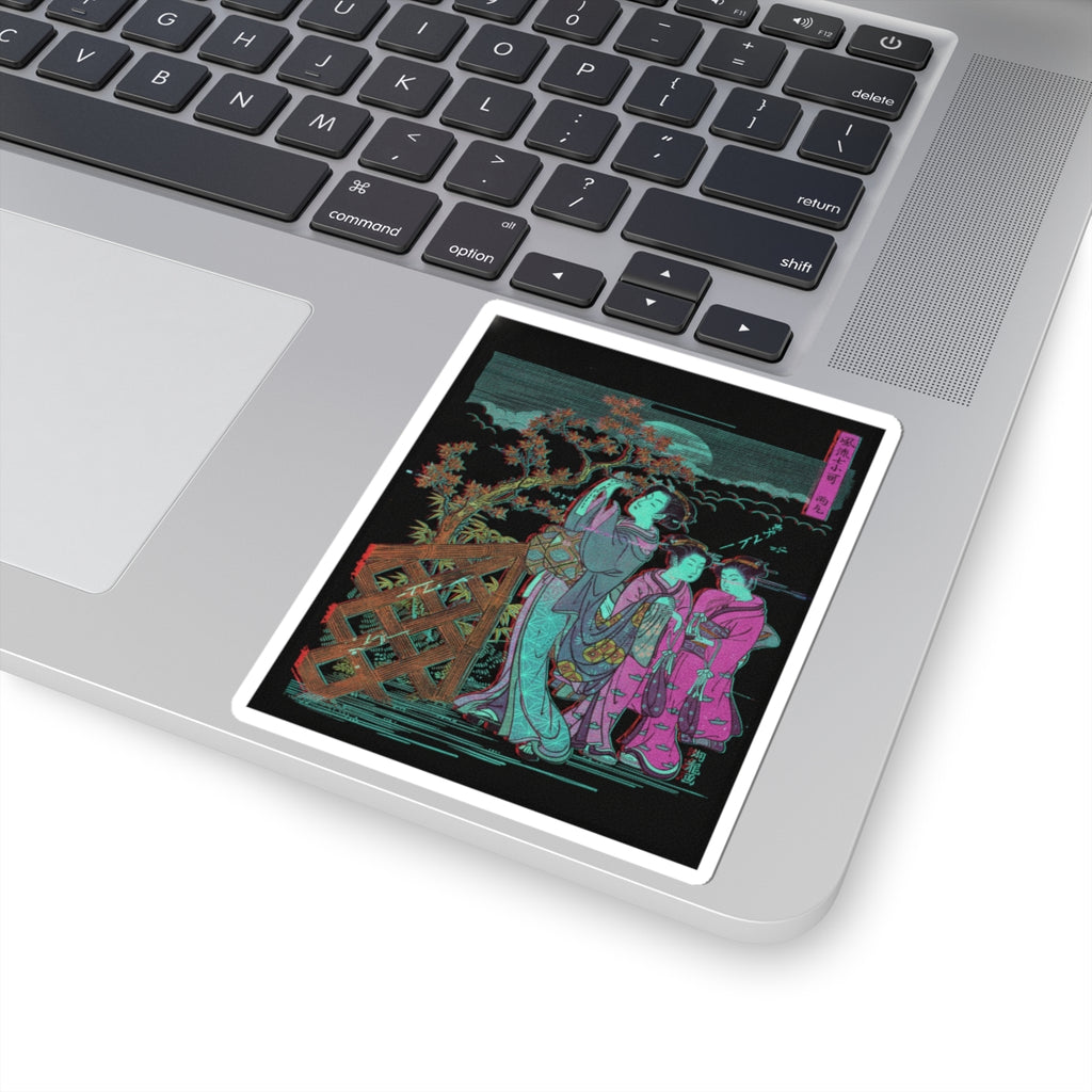 Glitch Culture — One Of The Seven Komachi: Amagoi (Praying For Rain) — Kiss-Cut Sticker