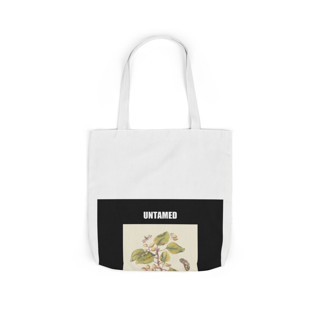 UNTAMED Vintage Botanical Blossom Canvas Tote Bag