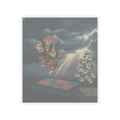 Dramatic Storm — Scene From Noh Dance — Kiss-Cut Sticker