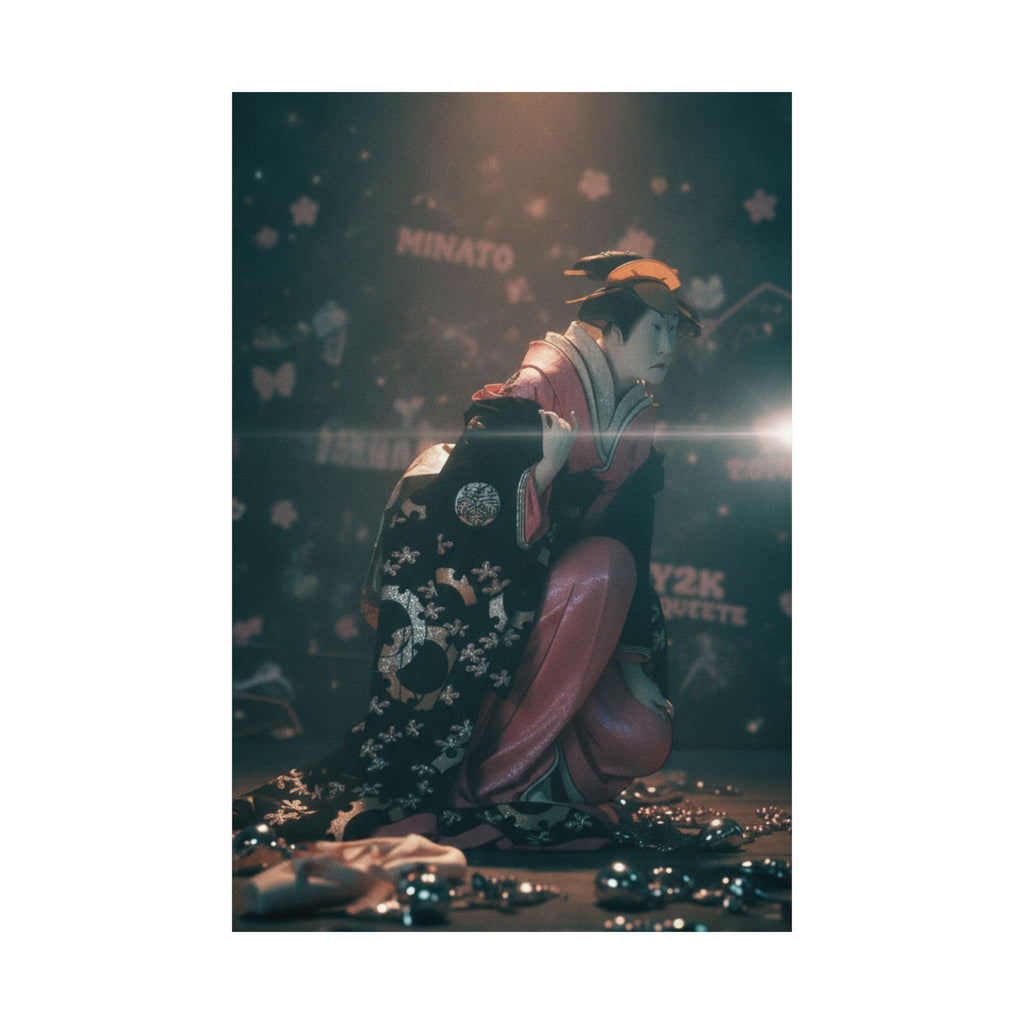 Cinematic — Actor Nakamura Kumetaro Ii As Minato, The Wife Of Yura Hyogonosuke — Matte Poster