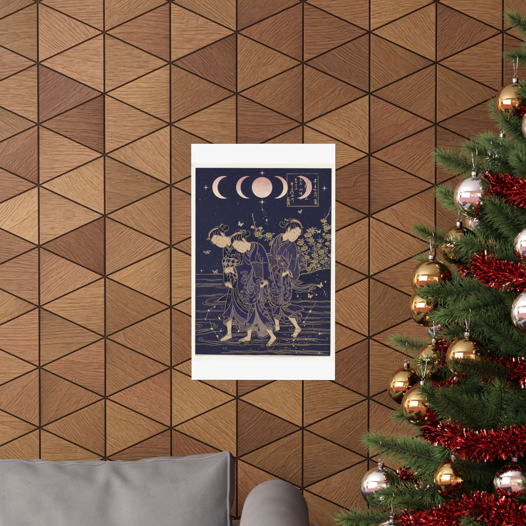 Celestial — The Tama River At Ide, Yamashiro Province — Matte Poster