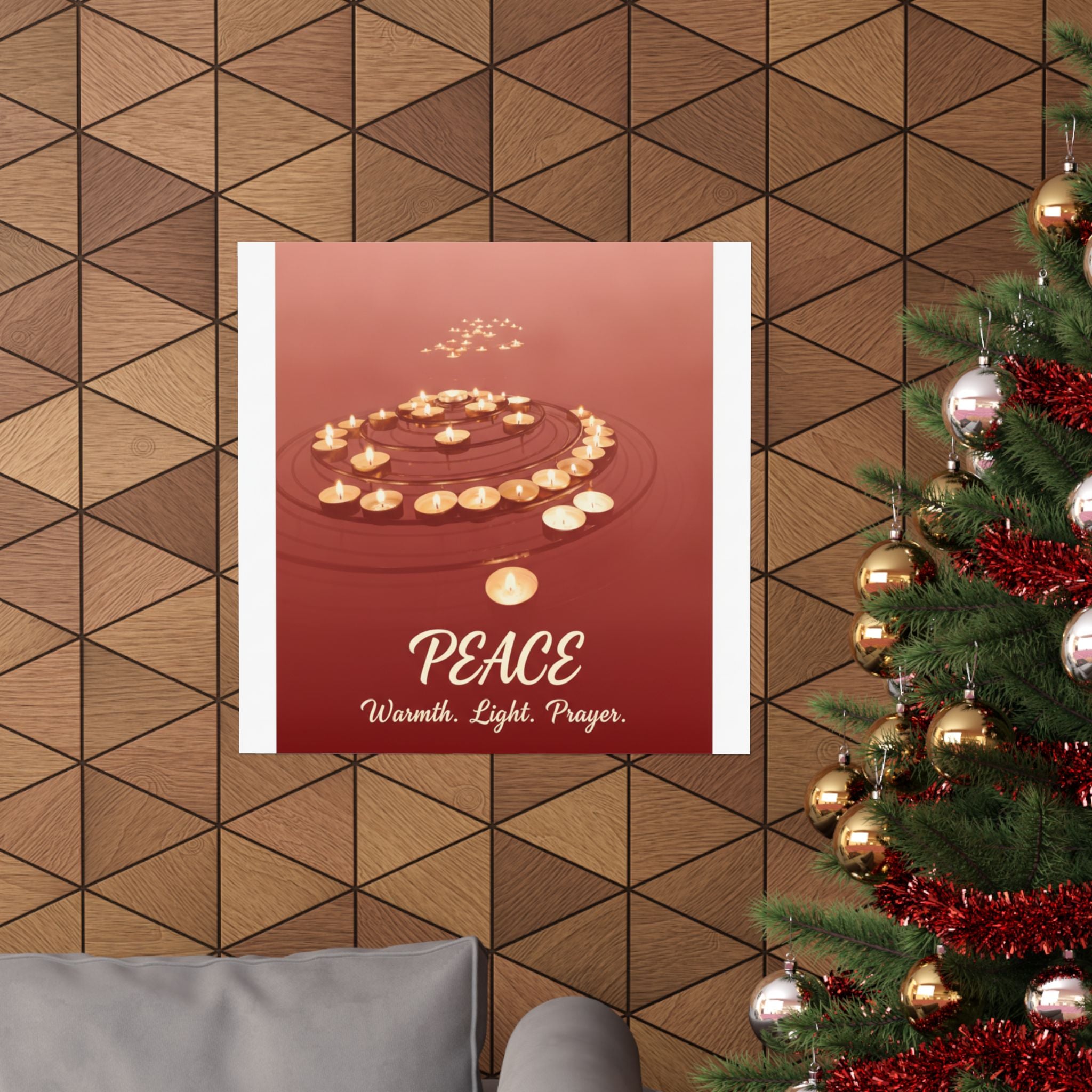 Affirmation — Candle — Matte Poster