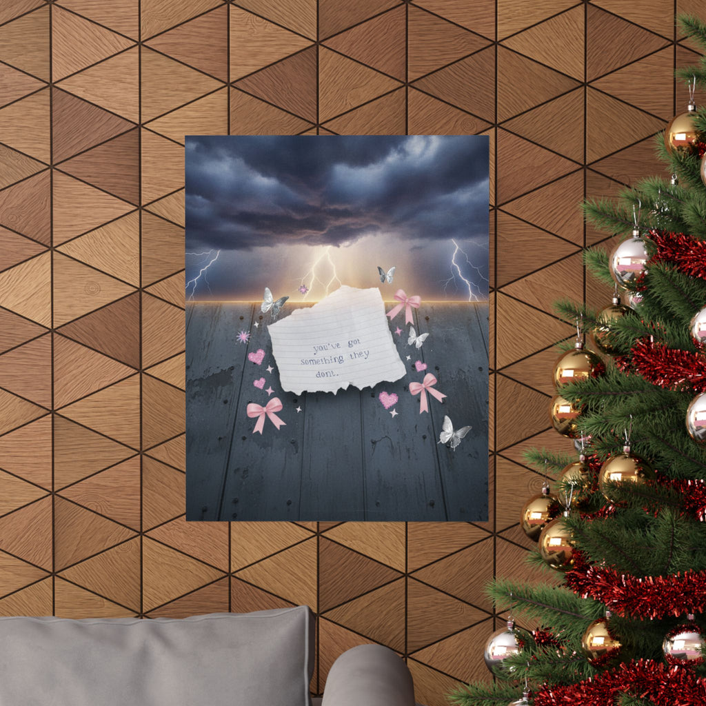 Dramatic Storm — Note — Matte Poster