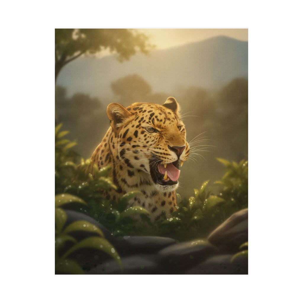 Scenic Nature — Leopard — Matte Poster