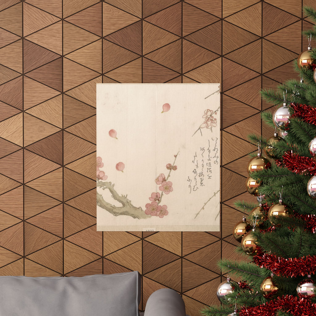 Botanical — Plum Blossom — Matte Poster