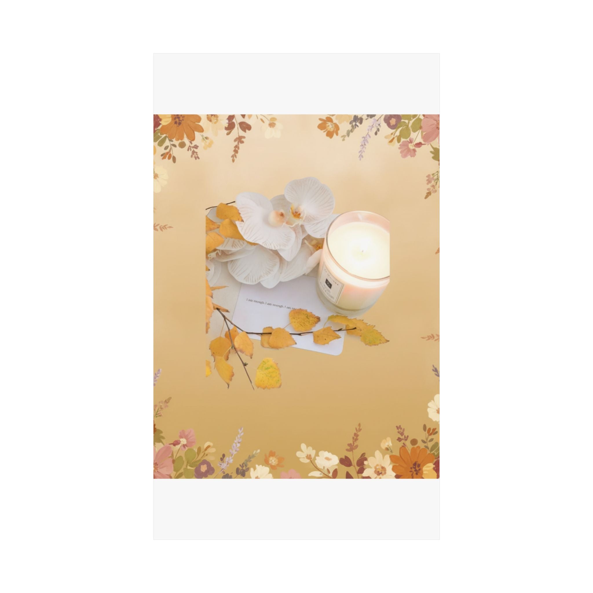 Affirmation — Candle — Matte Poster