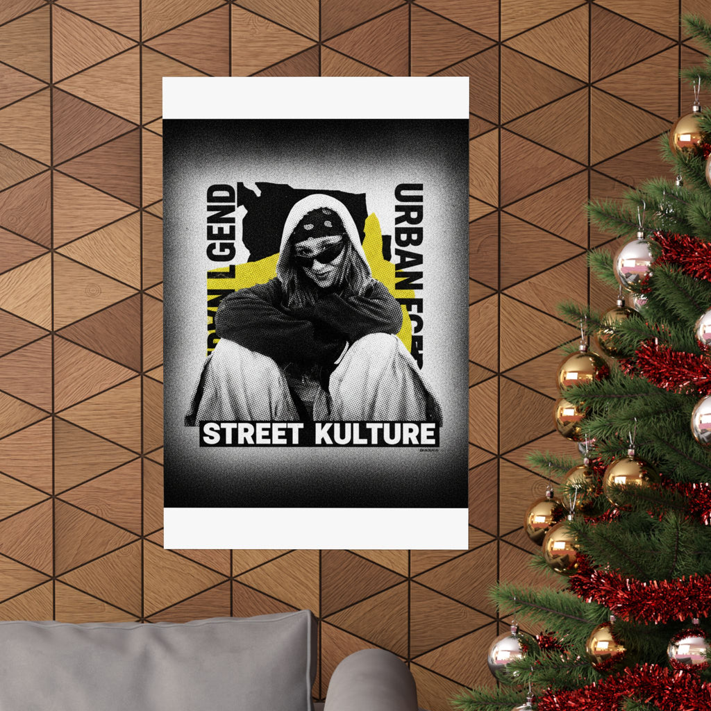 Streetwear Collage — Person — Matte Poster