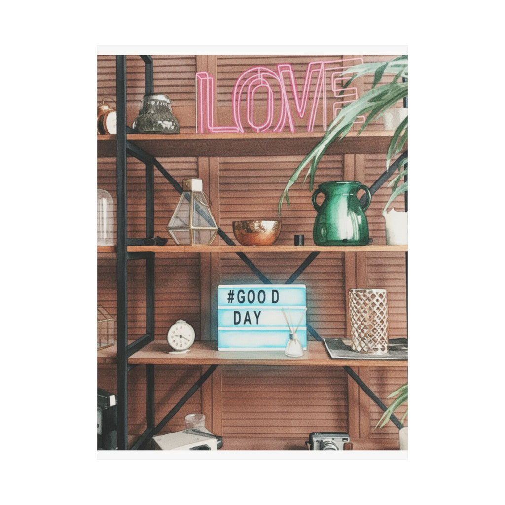 Watercolor — Home — Matte Poster