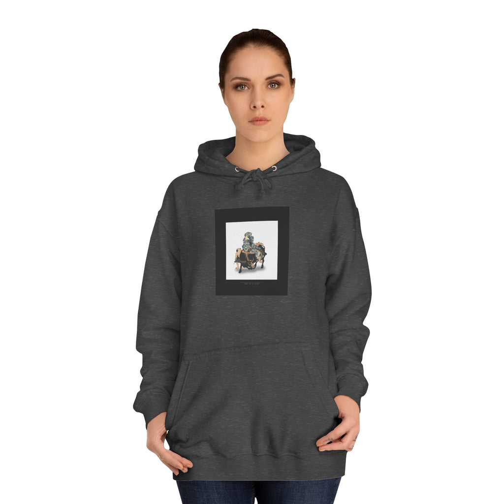 Ukiyo-e Sage Riding an Ox Woodblock Print Hoodie
